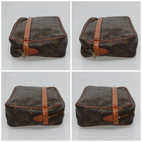 LOUIS VUITTON Monogram Compiegne 23 Clutch Bag M51847 LV Auth 129407 - Picture 16 of 16